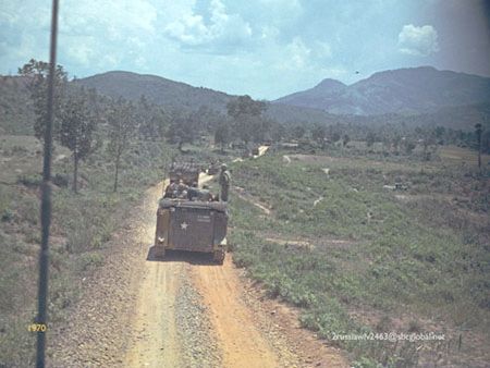 Rte 533 Tien Phuc clearing from a mine ahead